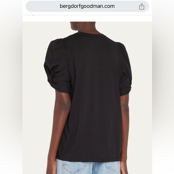 🌺 LIKE NEW black ALC twist sleeve top 🌺 - Picture 4 of 8